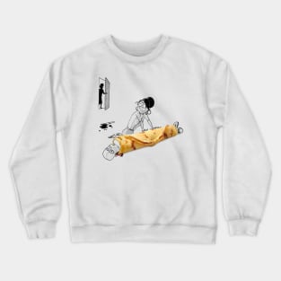 Crepe - rolled rug Crewneck Sweatshirt